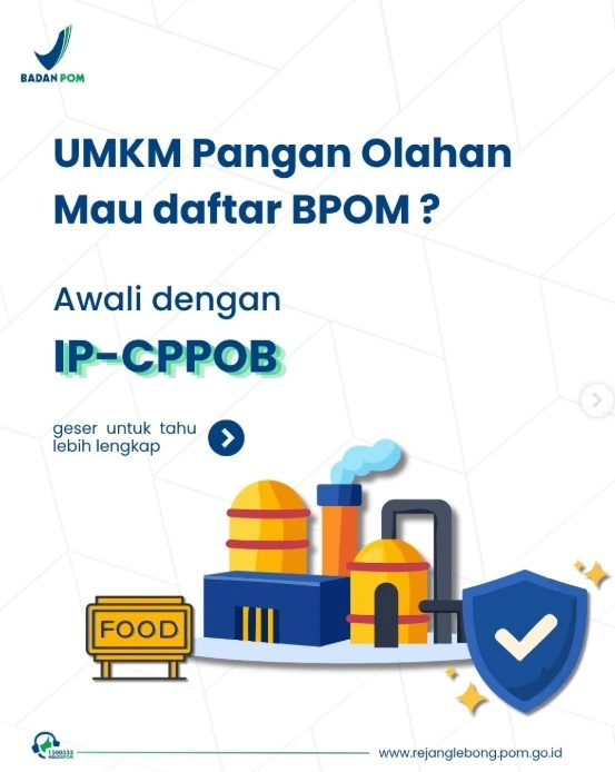 Syarat Sertifikasi CPPOB untuk Izin Edar Pangan Olahan